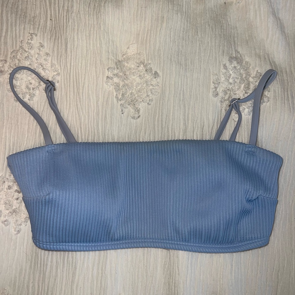Hollister Light Blue Swim Top